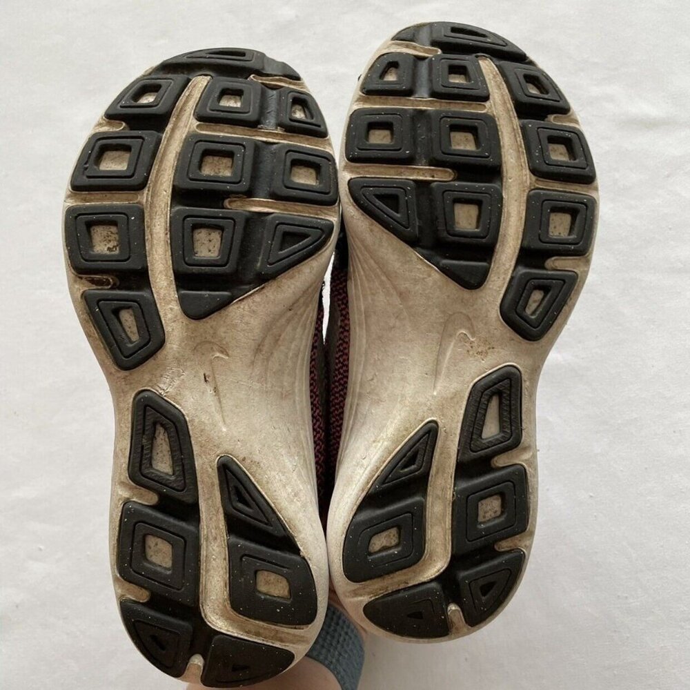 Nike Kids Black & Pink Worn Athletic Shoes With Velcro Straps 11.5C - Picture 6 of 10